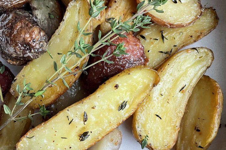 you can use fingerling potatoes for the butter roast potatoes